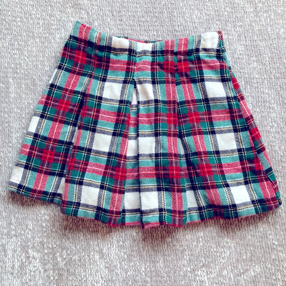 Carters Girls Tartan Plaid Pleated Skirt, back to school, fall, holiday, size 7 - Picture 5 of 5